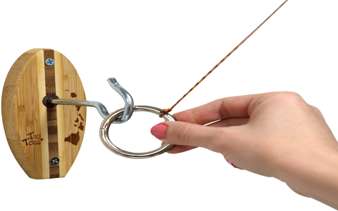 Setting up your hook and ring game fast outdoor family fun