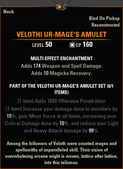 Is Velothi Ur-Mages Amulet worth it? Know its true value and uses today!