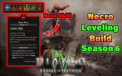 Best Diablo 4 Necro Summoner Build Leveling Guide Start Fast