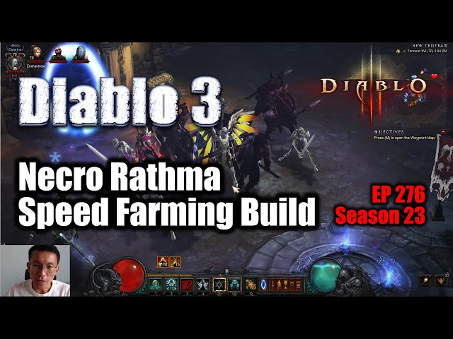 Rathma necro build Diablo 3 simple fast speed farm setup