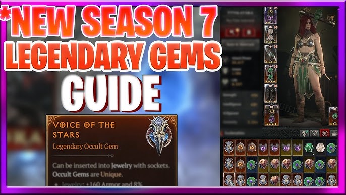 Diablo IV Season 7: How to use mystic gems? What are their effects?