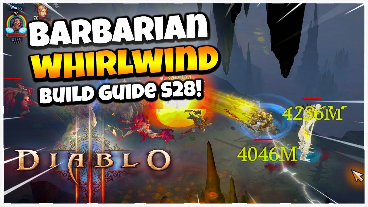Barbarian Whirlwind Build Diablo 3 for Beginners - Start Dominating Fast