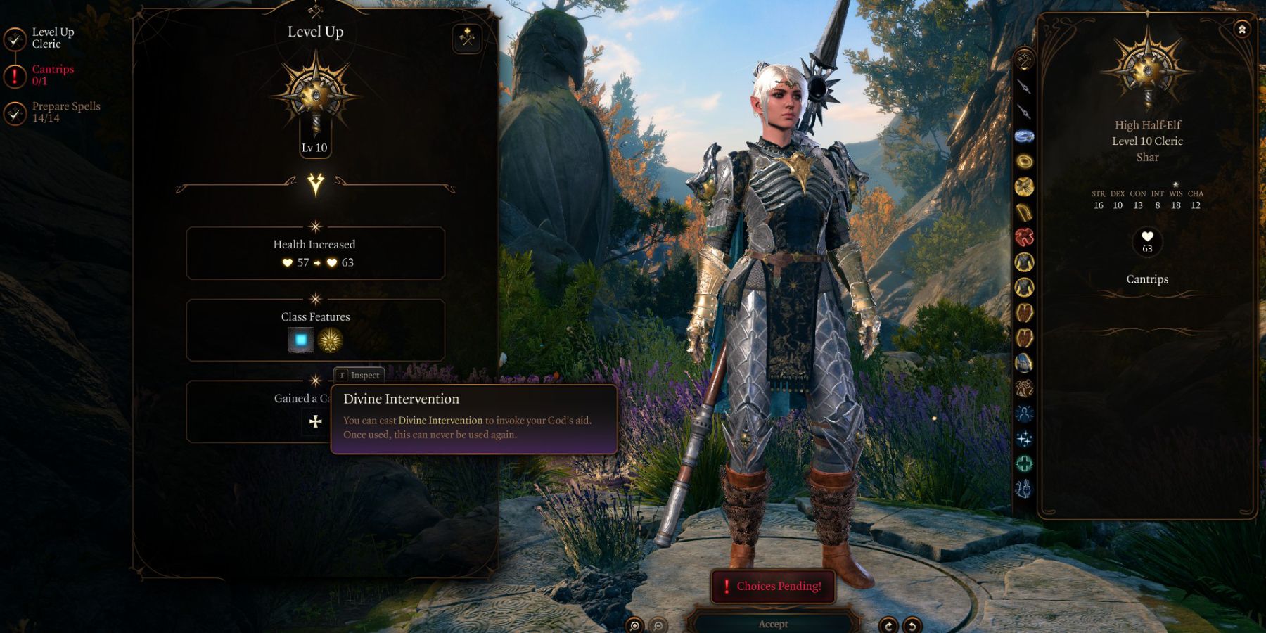 Best Weapons for Light Domain Cleric BG3 Gear Choices Guide