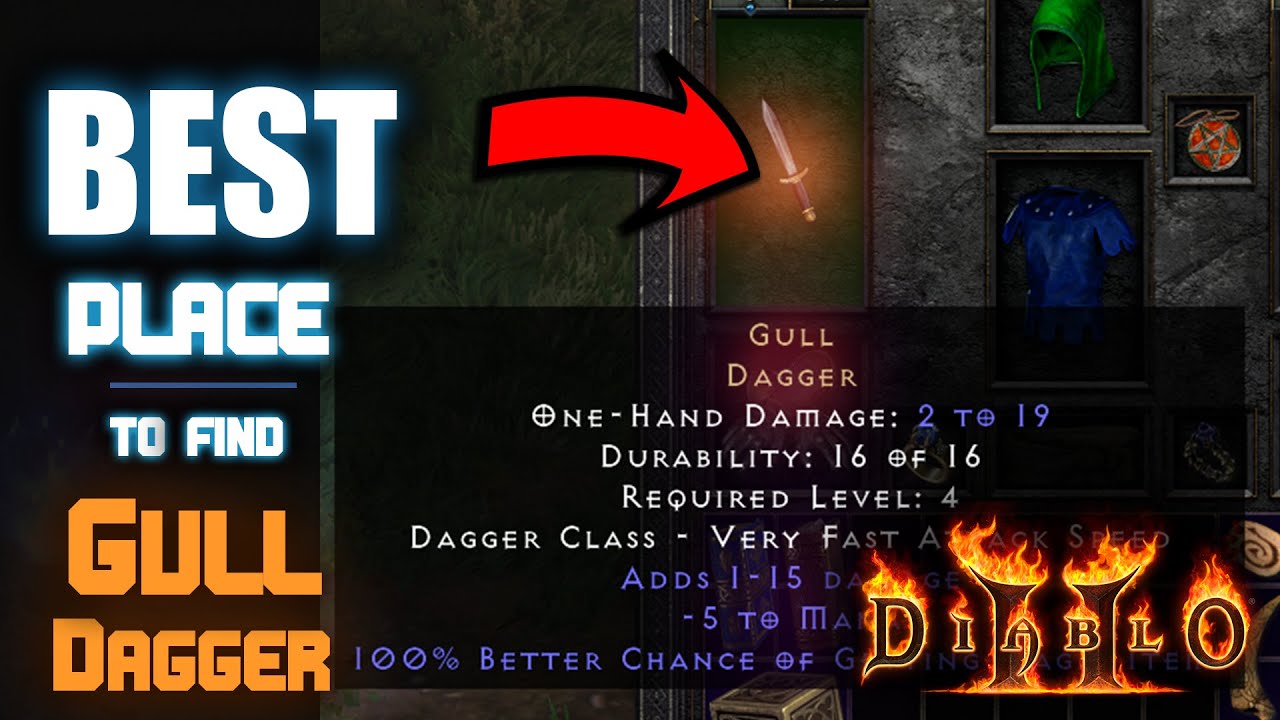 How to Get the Strongest Unique Dagger in Diablo 2 Top Locations