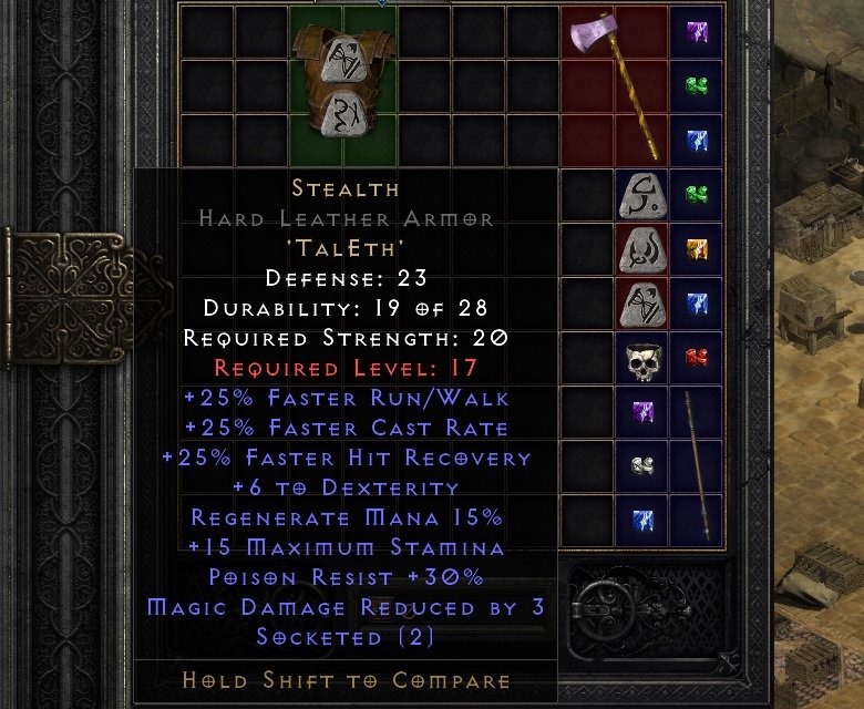 Top diablo 2 low level runewords for early character power boost