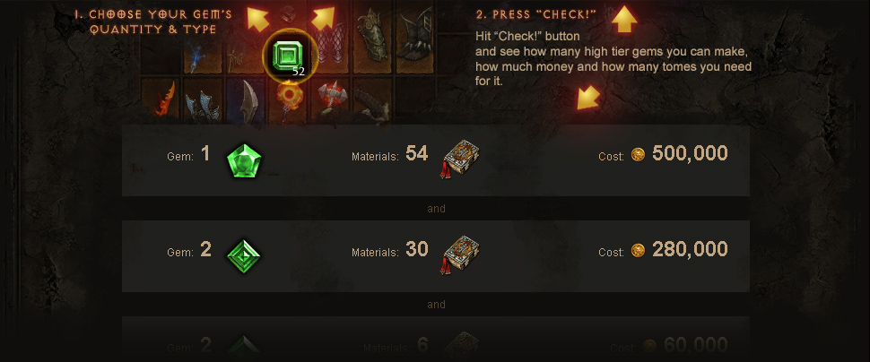 Find perfect diablo 3 gem calculator tool upgrade gear today