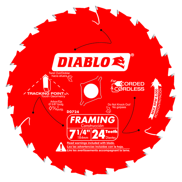 Best Uses for a 7 1/4 Diablo Blade in Your Workshop Remodeling Tasks