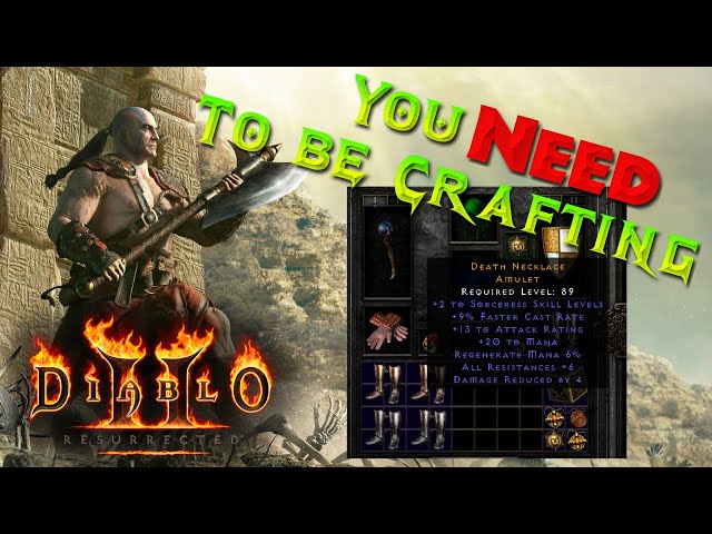 How to craft Diablo 2 Chains of Honor? Fast recipe guide for wins!