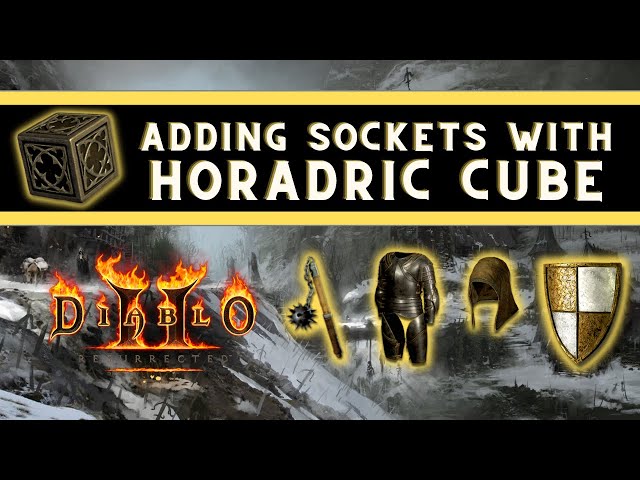 Diablo 2 Add Sockets Recipe Quick Guide - Find the Right Items