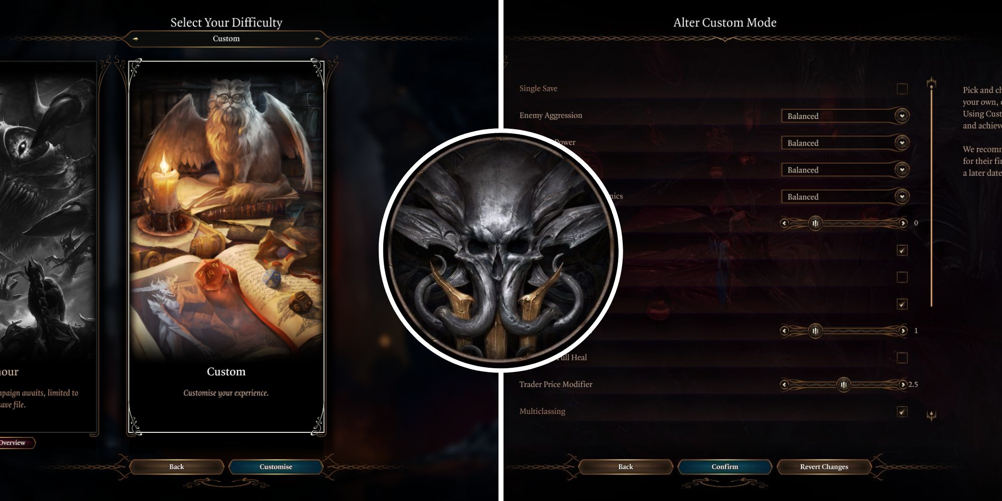 Baldur Gate 3: Customization Mode Explained