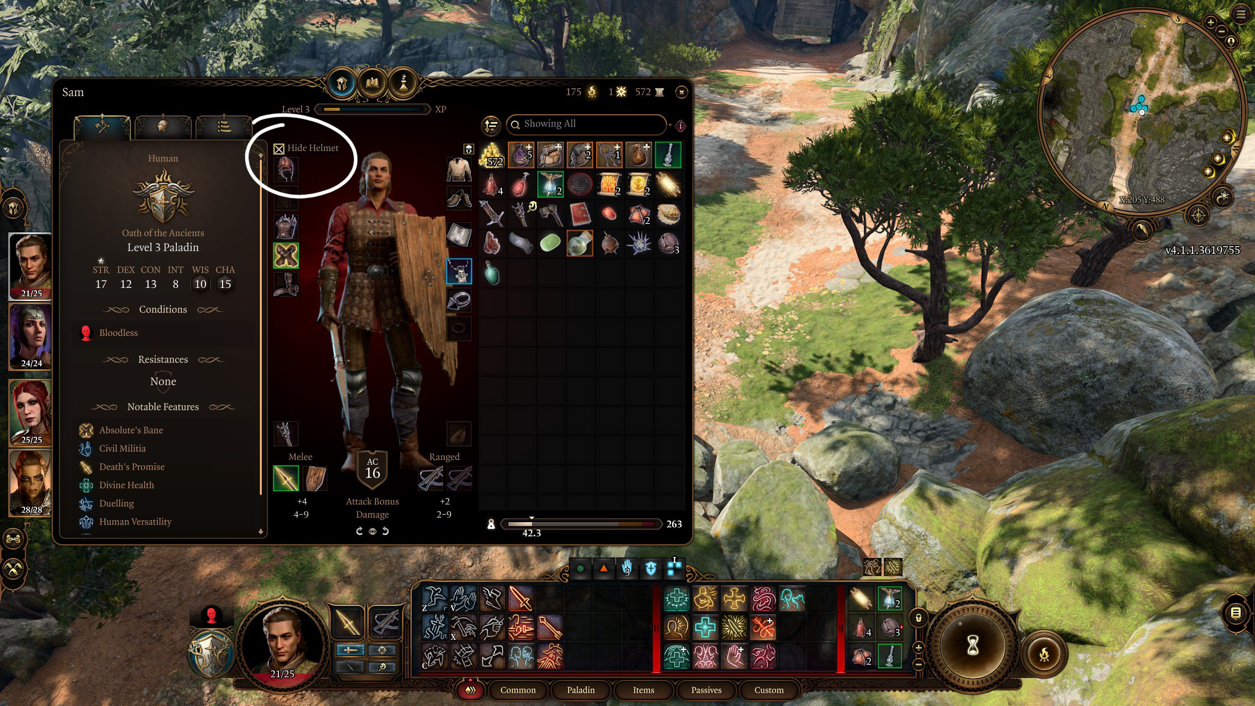 BG3 hide helmet options(how to keep gear stats but hide look)