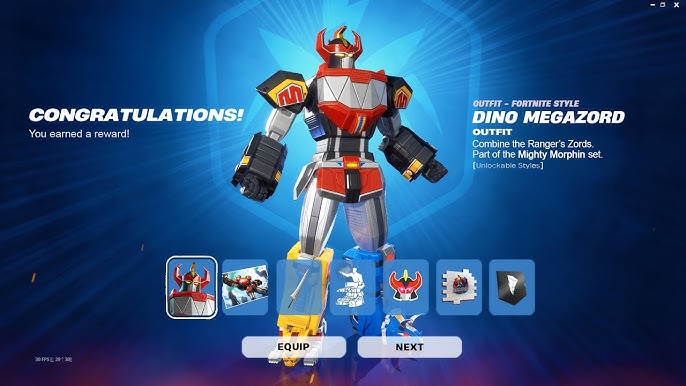 Why choose Megazord outfit for Fortnite? Chapter 6 S4 skin secrets unlocked!