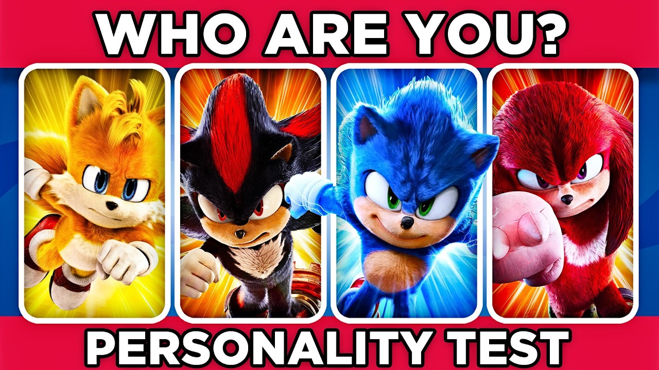 Which Sonic Character Are You Quiz Easy Test Find Your Match In Two Minutes