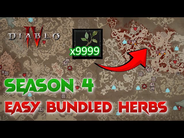 Diablo 4 Fast Bundled Herbs Guide Learn Best Locations and Tricks