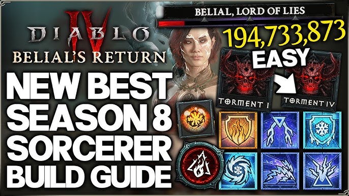 Diablo 4 season 8 sorcerer build strong setups (get wins with this strategy)