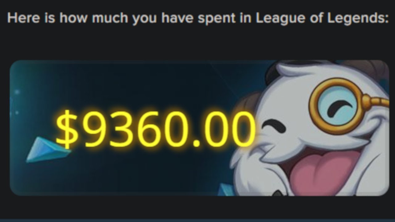 How Much Ive Spent on League Shockingly High See Your Total Cost