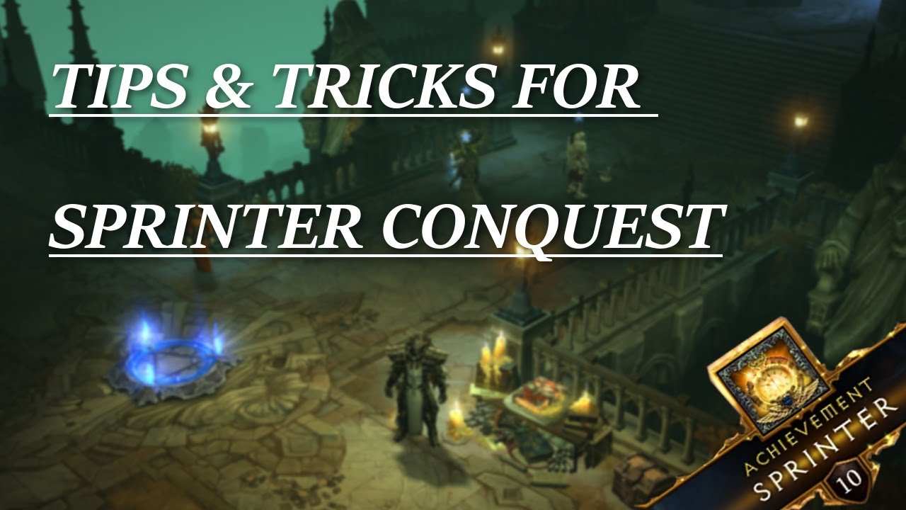 Diablo 3 Sprinter Conquest Simple Tricks to Beat the Clock Challenge