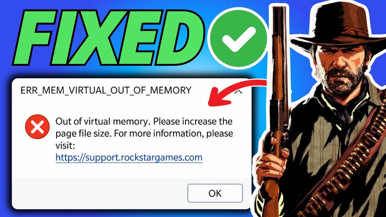solve rdr2 out of memory error problem complete guide today