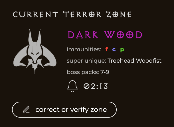 Diablo 2 Terror Zone Tracker Tool Monitor Boss Timers Efficiently