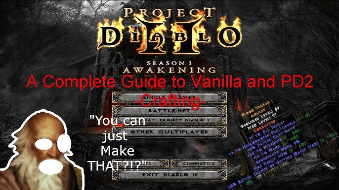 Diablo 2 Lod Crafting Recipes Fast How to Get Gear Quickly
