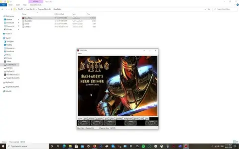 Diablo 2 Lord of Destruction Character Editor Fix Problems Fast How To